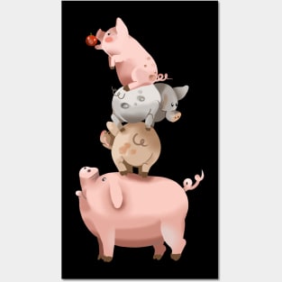 Pigs Posters and Art